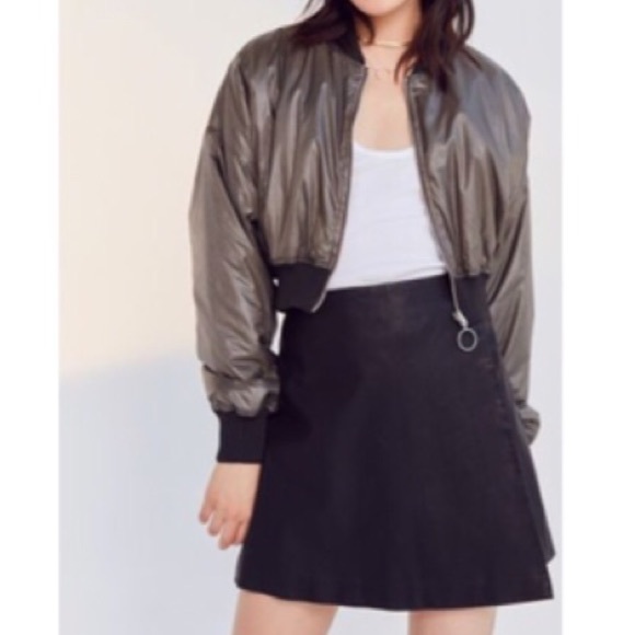 Urban Outfitters Satin Bomber Jacket - Picture 1 of 4